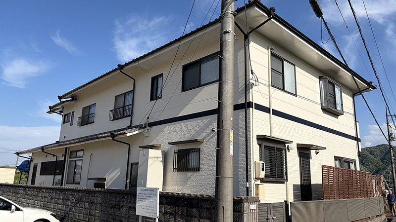 駅家町外壁塗装工事
