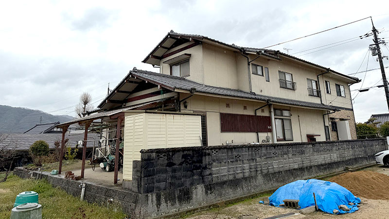 駅家町外壁塗装工事
